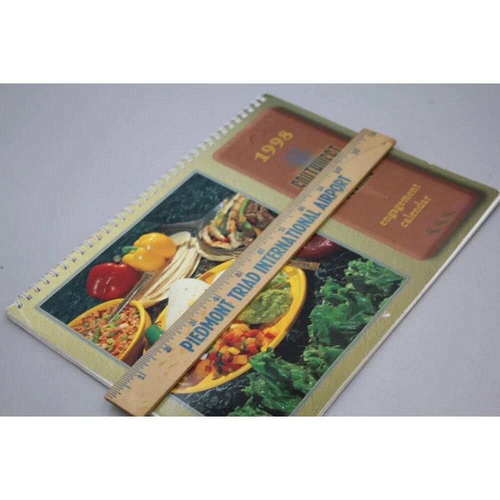 Southwest Cooking Engagement Calendar Stuffed Shell Chile Rellenos Kabobs 1998